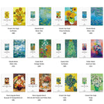 12 Art Greeting Cards Bundle with 12 Envelopes (Flower Series 3) - Berkin Arts