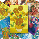 12 Art Greeting Cards Bundle with 12 Envelopes (Flower Series 3) - Berkin Arts