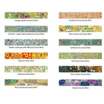 12 Rolls Art Flower Washi Tape Set (Gustav Klimt Series) - Berkin Arts