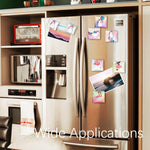 12Pcs Square Contemporary Refrigerator Magnet (Unicorn and Flamingo) - Berkin Arts