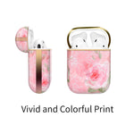 AirPods 1st/ 2nd Generation Contemporary Cover, Pink Peony - Berkin Arts
