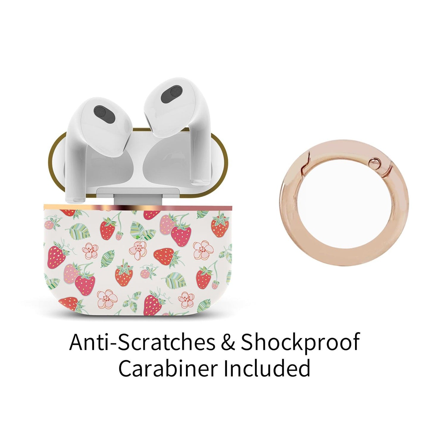 AirPods 3rd Generation Contemporary Cover, Cute Strawberry - Berkin Arts