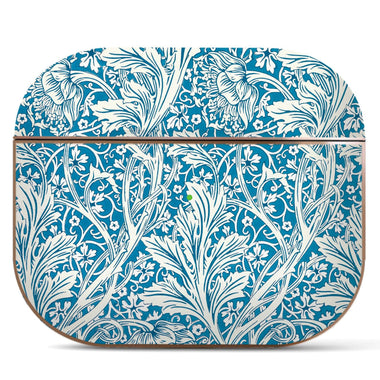 AirPods Pro 2nd Generation Art Flower Cover (Arcadia Blue Floral by William Morris) - Berkin Arts