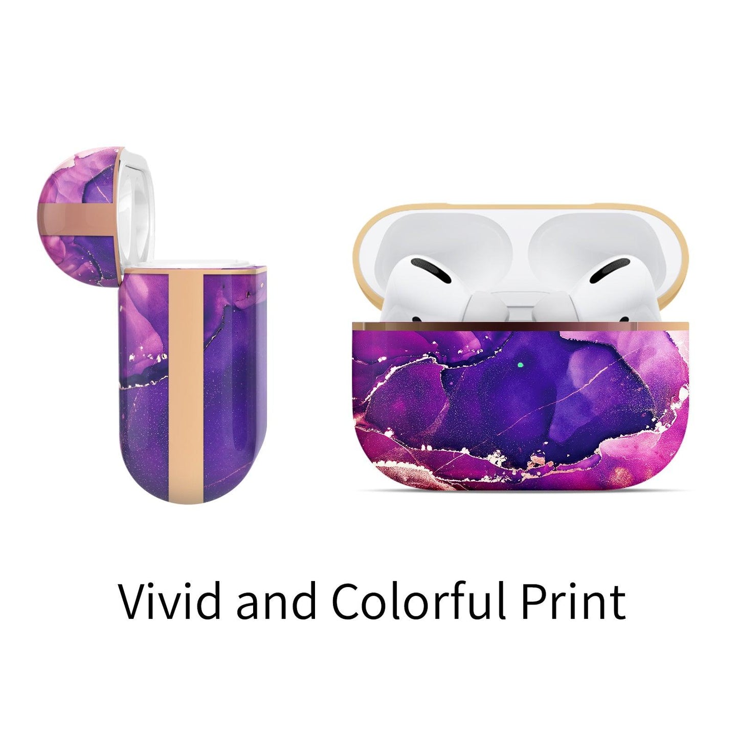 AirPods Pro 2nd Generation Contemporary Cover, Dark Purple - Berkin Arts