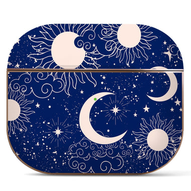 AirPods Pro 2nd Generation Contemporary Cover, Sun Crescent and Stars - Berkin Arts