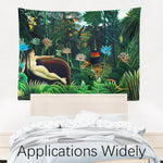 Art Abstract Tapestry (The Dream by Henri Rousseau) - Berkin Arts