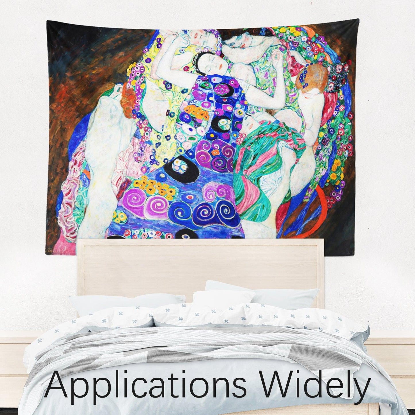 Art Abstract Tapestry (Virgin by Gustav Klimt) - Berkin Arts