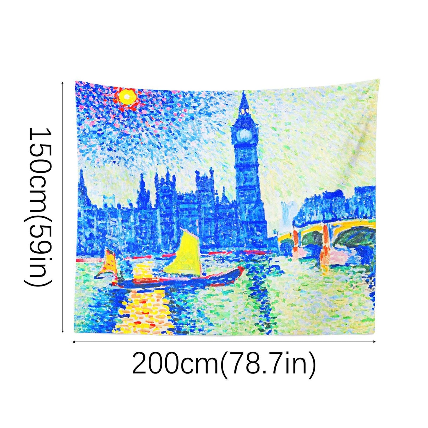 Art Landscape Tapestry (Big Ben by Andre Derain) - Berkin Arts