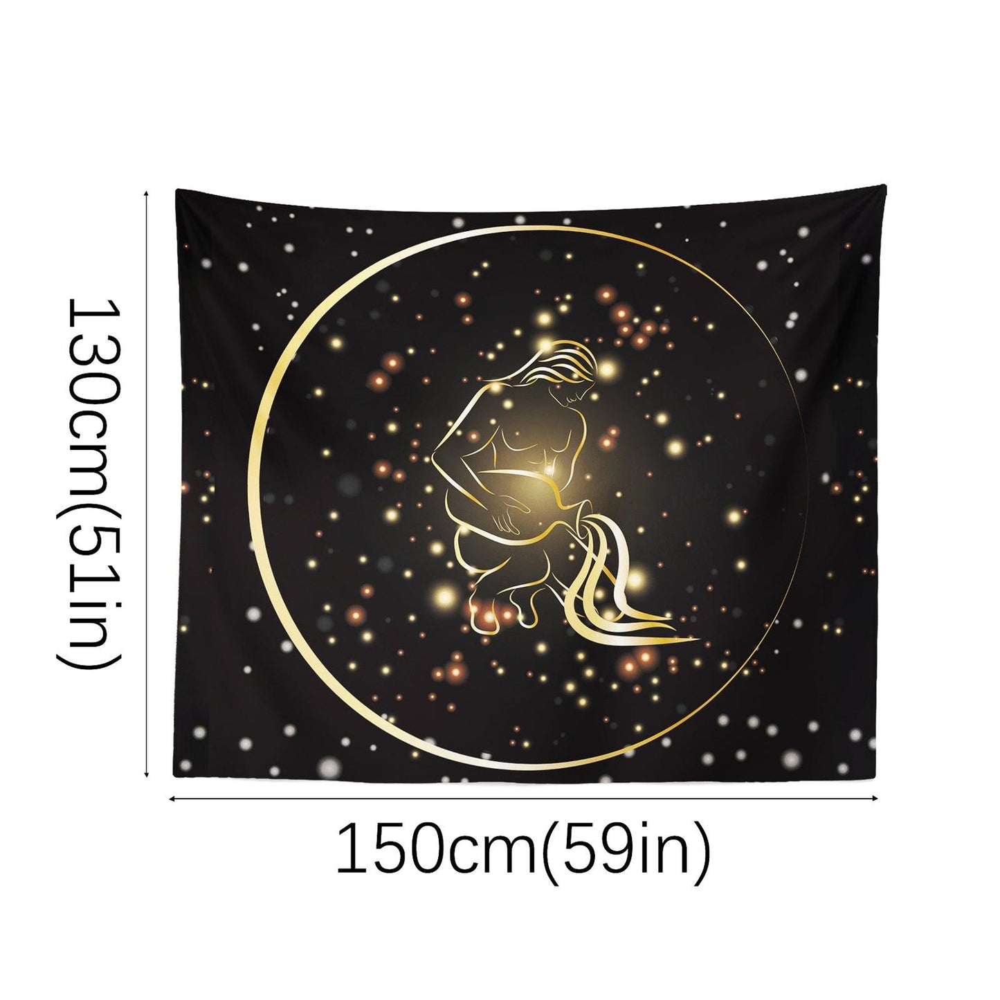 Constellations Zodiac Tapestry (Aquarius ) - Berkin Arts