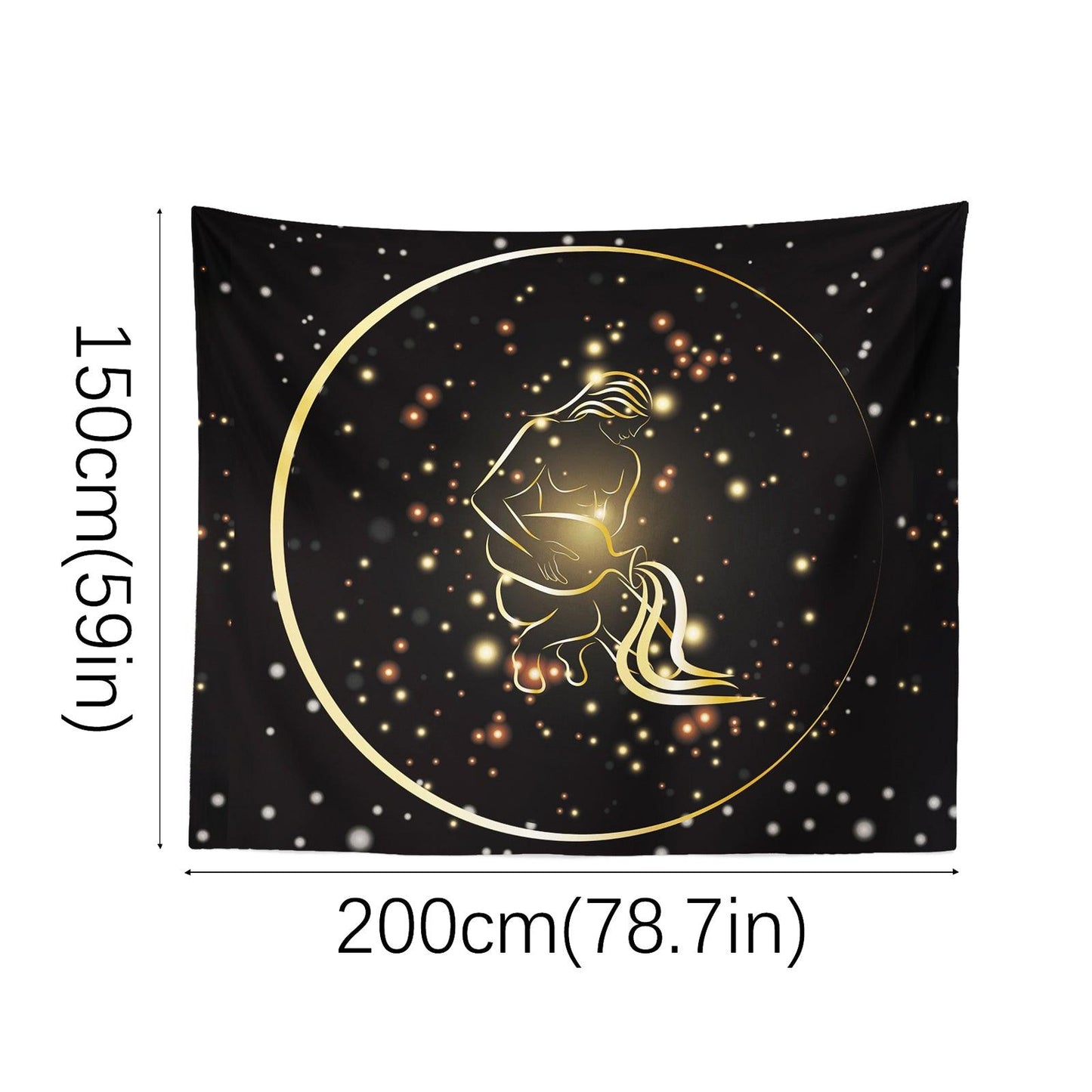 Constellations Zodiac Tapestry (Aquarius ) - Berkin Arts