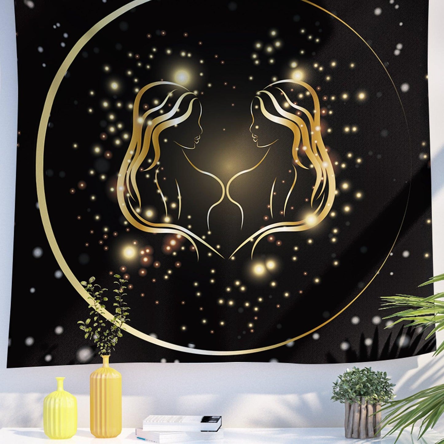 Constellations Zodiac Tapestry (Gemini ) - Berkin Arts