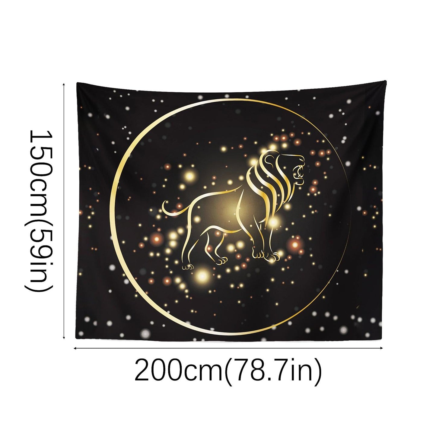 Constellations Zodiac Tapestry (Leo) - Berkin Arts