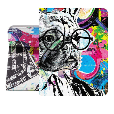 iPad 7/8/9th /iPad Air 3rd Generation Contemporary Abstract Case (10.5 Inch) (English Bulldog) - Berkin Arts