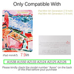 iPad Mini 4th/5th Generation Art Landscape Case (7.9 Inch) (Matisse-View of Collioure) - Berkin Arts