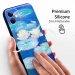 iPhone 11 Cute Silicone Case(Water Lilies by Claude Monet) - Berkin Arts