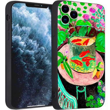 iPhone 11 Pro Cute Silicone Case(Goldfish by Henri Matisse) - Berkin Arts