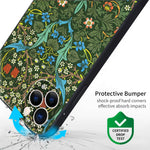 iPhone 11 Pro Max Silicone Case(Blackthorn by William Morris) - Berkin Arts
