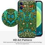 iPhone 12 Mini Silicone Case(Blackthorn by William Morris) - Berkin Arts