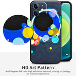 iPhone 12 Mini Silicone Case(Several Circles by Wassily Kandinsky) - Berkin Arts