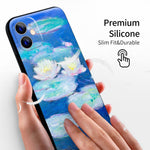 iPhone 12 Mini Silicone Case(Water Lilies by Claude Monet) - Berkin Arts