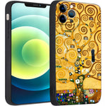 iPhone 12 Pro Max Silicone Case(Tree of Life by Gustav Klimt) - Berkin Arts