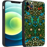 iPhone 12 Pro Silicone Case(Blackthorn by William Morris) - Berkin Arts