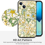 iPhone 13 Mini Silicone Case(Clematis by Alphonse Mucha) - Berkin Arts