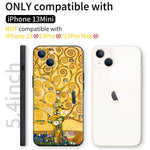 iPhone 13 Mini Silicone Case(Tree of Life by Gustav Klimt) - Berkin Arts