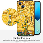 iPhone 13 Mini Silicone Case(Tree of Life by Gustav Klimt) - Berkin Arts