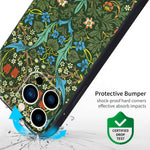 iPhone 13 Pro Max Silicone Case(Blackthorn by William Morris) - Berkin Arts