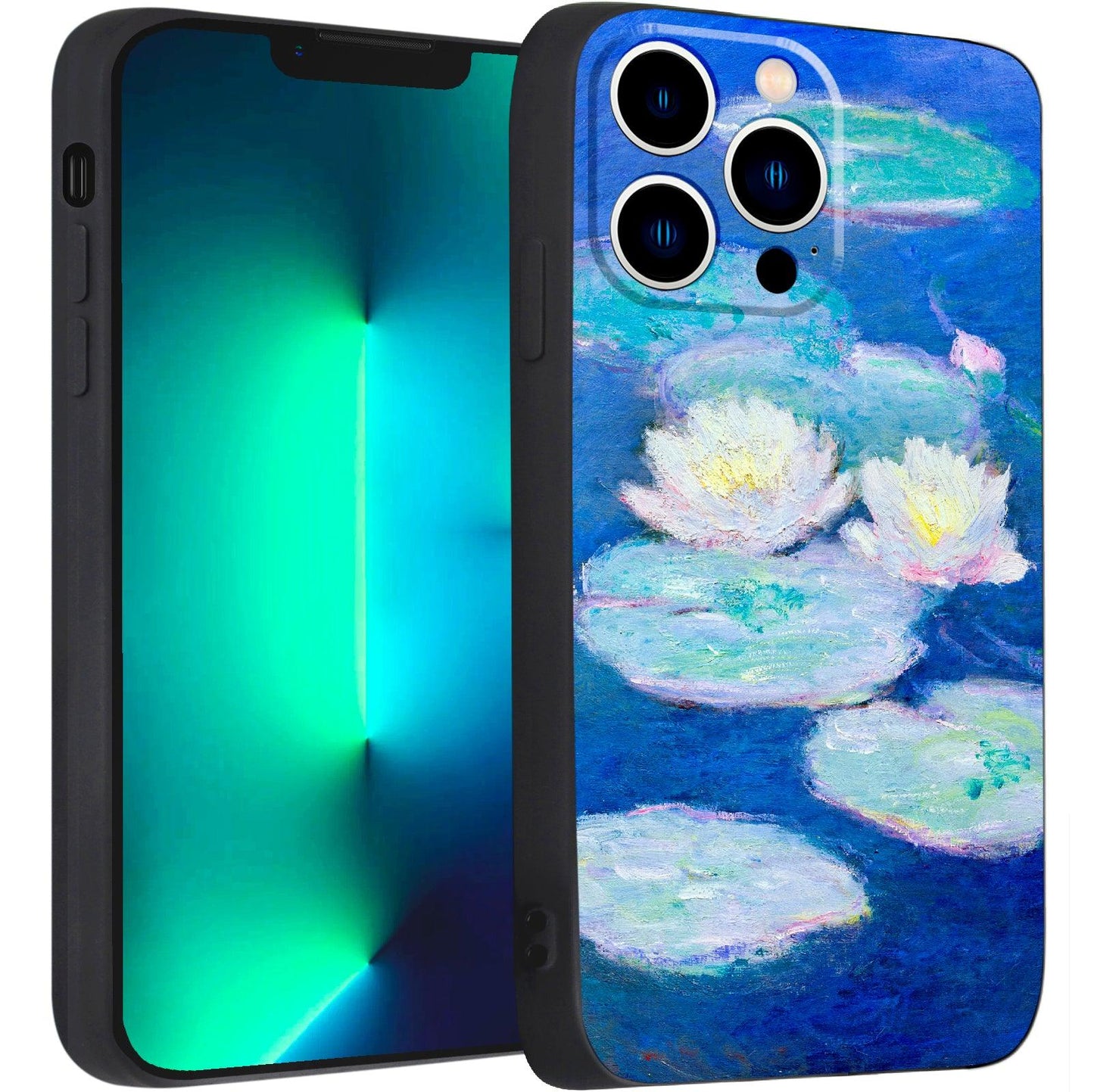 iPhone 13 Pro Max Silicone Case(Water Lilies by Claude Monet) - Berkin Arts