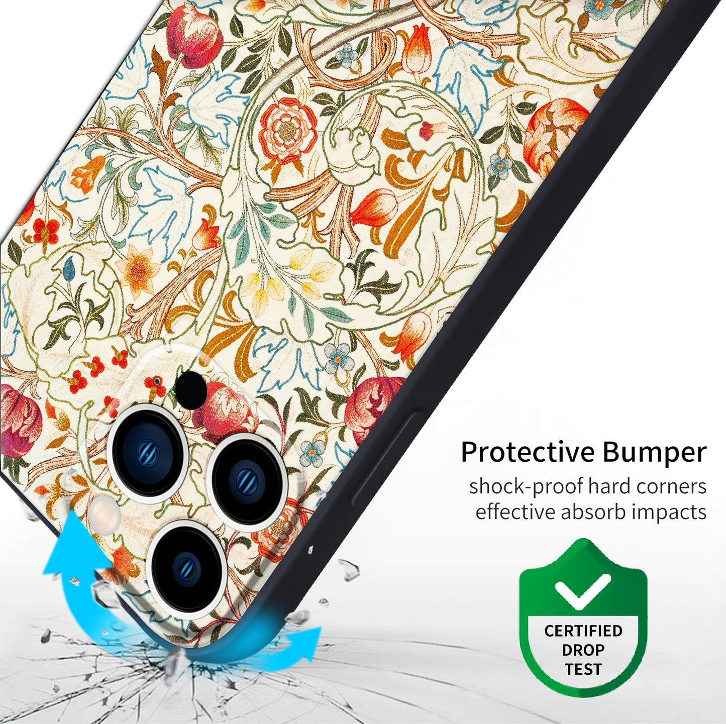 iPhone 13 Pro Silicone Case(Acanthus by William Morris) - Berkin Arts