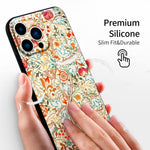 iPhone 13 Pro Silicone Case(Acanthus by William Morris) - Berkin Arts