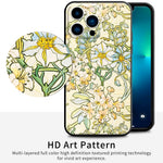 iPhone 13 Pro Silicone Case(Clematis by Alphonse Mucha) - Berkin Arts