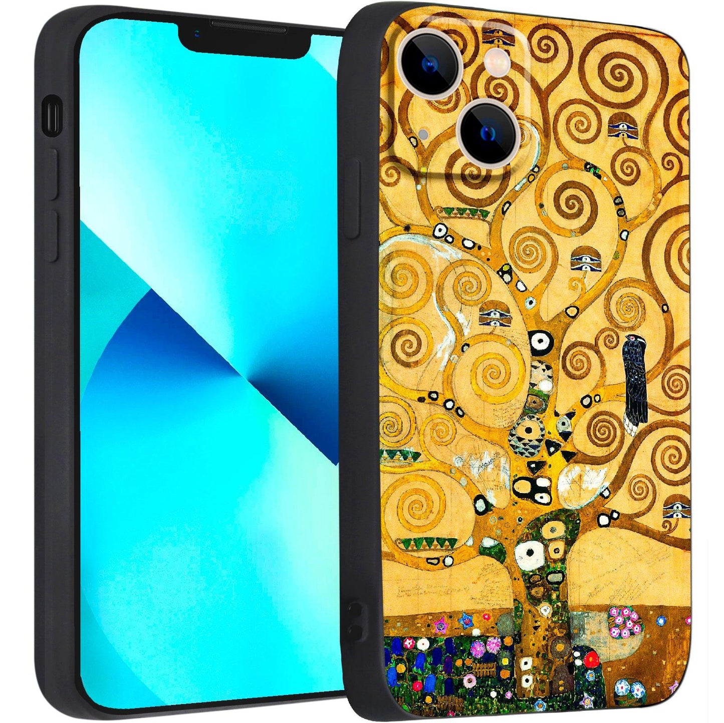 iPhone 13 Silicone Case (Tree of Life by Gustav Klimt) - Berkin Arts