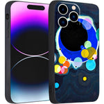 iPhone 14 Pro Max Silicone Case(Several Circles by Wassily Kandinsky) - Berkin Arts