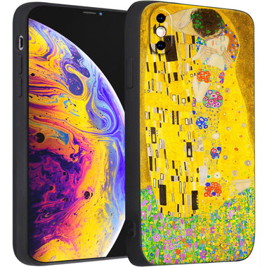 iPhone X/iPhone XS Case Silicone Cute(Kiss by Gustav Klimt) - Berkin Arts