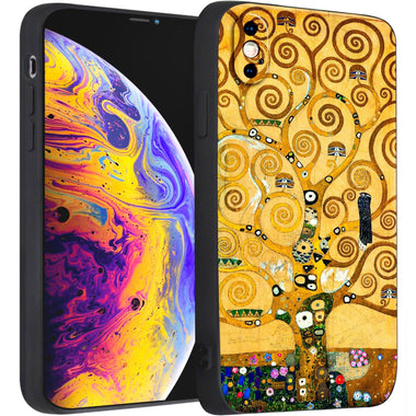 iPhone X/iPhone XS Case Silicone Cute(Tree of Life by Gustav Klimt) - Berkin Arts