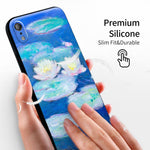 iPhone XR Silicone Case(Water Lilies by Claude Monet) - Berkin Arts