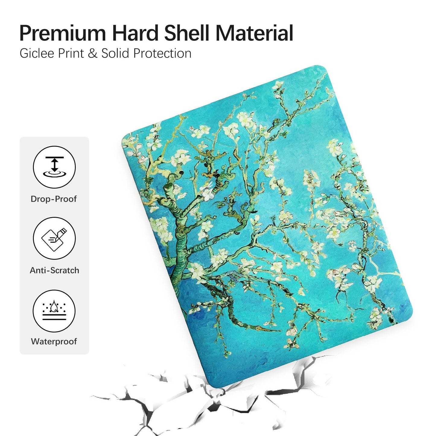 MacBook Air 13.6 Inch Art Case, A2681 (Almond Blossom by Vincent Van Gogh) - Berkin Arts