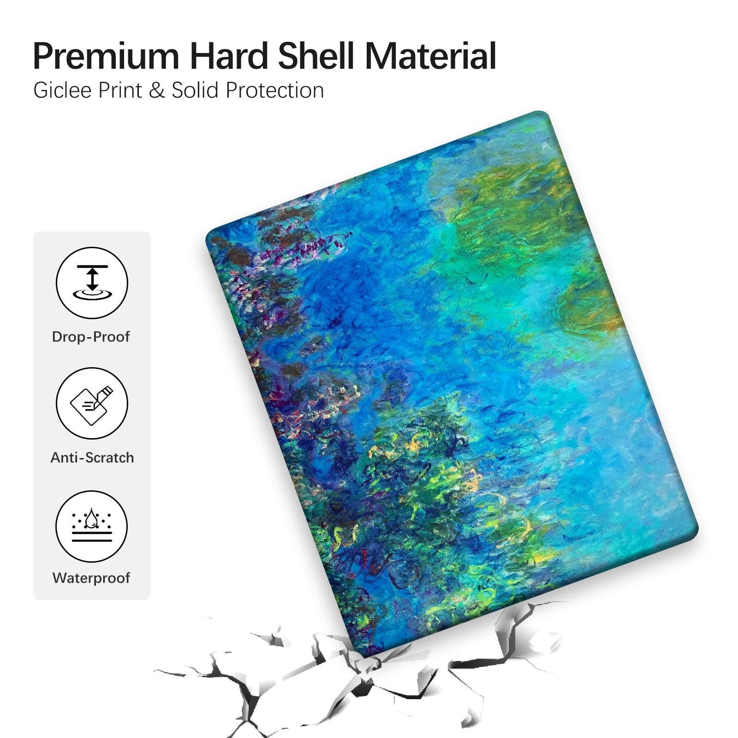 MacBook Air 13.6 Inch Art Case, A2681 (Wisteria by Claude Monet) - Berkin Arts