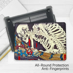 MacBook Pro 14 Inch Art Case, A2442/ A2779 (The Skeleton Specter by Kuniyoshi) - Berkin Arts