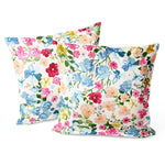 Modern Flower Throw Pillow Covers Pack of 2 18x18 Inch (Blooming Spring) - Berkin Arts